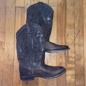Frye Wyatt overlay boots